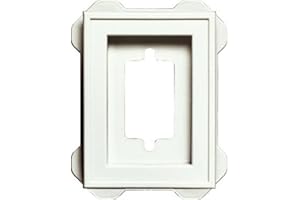 Builders Edge 130130002123 Mounting Block, White