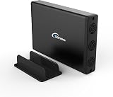 Sonnics 10TB External Hard Drive USB 3.0 for Windows Mac Desktop Black view 3