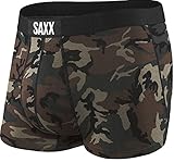 Saxx Mens Vibe Trunk Boxers Underwear Medium Woodland Camo