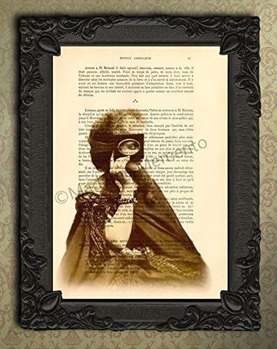 Victorian countess of Castiglione art print, antique photograph on original book page, sepia home decor