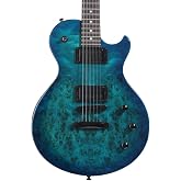 Schecter Solo-II Standard Electric Guitar - Ocean Blue Burst Burl