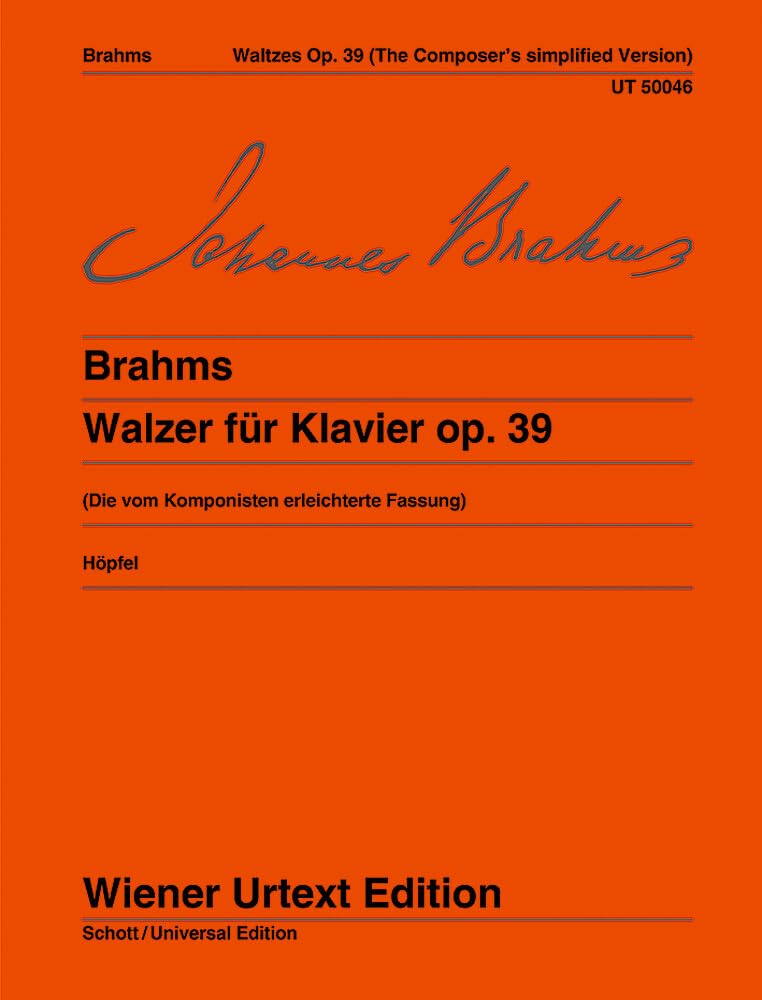 Waltzes fur Klavier, Op. 39