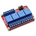 DZS Elec 12V 4 Channel High/Low Level Trigger with Optical Isolation Relay Module Fault Tolerant Design Load AC 0-250V/10A DC 0-30V/10A Circuit Switch Board primary