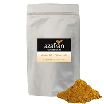 Azafran BIO Goldene Milch Kurkuma Latte Gewürzmischung 500g