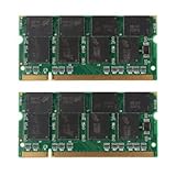 laptop ram - TOOGOO(R) 2GB 2X1GB PC2700 DDR-333 Non-ECC 200-Pin CL2.5 Laptop (SODIMM) Memory (RAM) New