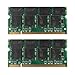 laptop ram - TOOGOO(R) 2GB 2X1GB PC2700 DDR-333 Non-ECC 200-Pin CL2.5 Laptop (SODIMM) Memory (RAM) New
