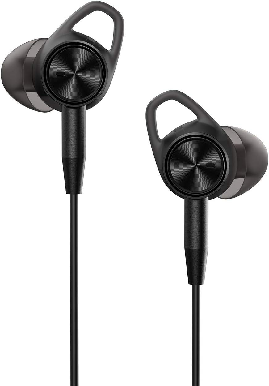 TaoTronics Active Noise Cancelling Headphones Wired Earbuds Wired Headphones with 15 Hours Playtime Aware Mode