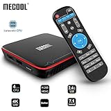 Android TV Box 7.1, MECOOL Android Box 2GB RAM + 16GB ROM Quad Core DDR3, Streaming Media Player 3D 4K HDR Ultra HD, Smart TV Media Box,Support HDMI/H.265/2.4G WiFi