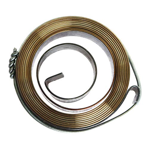 ToToT 2pcs Drill Press Quill Return Spring Metal Coil Assembly 10mm For Vacuum Cleaner Coil Spring, Volume Tube Coil Spring, Safety Belt Coil Spring