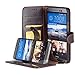 HTC One M9 Case, ACEABOVE [Stand Feature] HTC One M9 (Hima) Wallet Casen