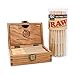 RAW Classic Lean Pre-Rolled Cones with Filter Tips - Bundle (50 Pack and RAW Storage Box)