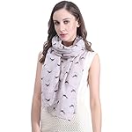 Lina & Lily Damen Schal Mit Beagle-Muster – 180 X 90 Cm, Weiche Baumwolle