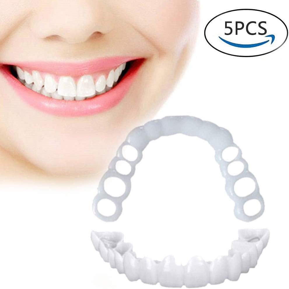 HYYYT Cosmetic Teeth Veneer Instant Perfect Smile Correction of Bad Teeth Dental Mouth Guard Comfort Top And Bottom Cover - 5PCS