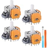 TOMSIN Joysticks Replacement for Switch Pro Controller,4 Pack Hall Effect 3D Analog Sensor Joysticks Module for Switch Pro Conrtoller,Thumbsticks Repair Kit for Swtich Pro Controller