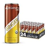Red Bull Organics Ginger Ale, 0.63 Pound (Pack of 24)