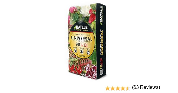 Sustratos - Sustrato Universal 80l. - Batlle: Amazon.es: Jardín