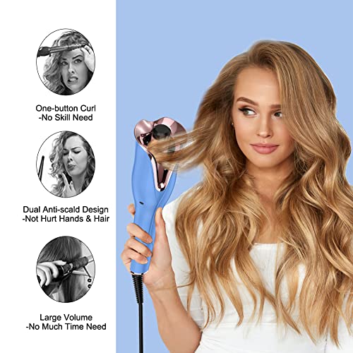 Auto Hair Curler, IAMFINE 1 Inch Automatic Curling Iron with 4 Temps