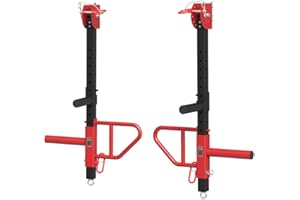 FAGUS H 2 x 2,3 x 3,2 x 3 Power Rack Attachment Lever Arms Belt Squats, Rows, Arms Curls,Deadlift or Chest Press for 5/8" Holes