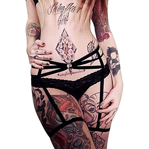 Women Sexy Lingerie Daoroka Ladies Bandage Elastic Garter Belt Harness |  Desertcart Guyana