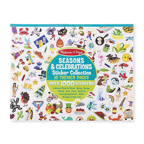 Melissa & Doug Sticker Collection Book 1,000+ Stickers Seasons and