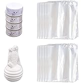 Feelers 8" x 12" Shrink Wrap Bags 200Pcs, POF Heat Shrink Wrap for Shampoo, DIY Projects