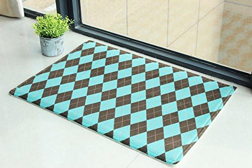 Bathroom mat/doormat/Mats in the Hall/Bedroom kitchen bathroom grid mat-C 55x85cm(22x33inch)