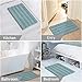 Turquoize Chenille Bathroom Rugs Set Non-Slip Bath Mats for Bathroom Extra Soft Shaggy Bath Mats for Bath Room Floor Indoor Mat for Kitchen/Entryway (20