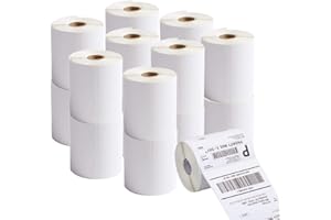 RBHK 100 Rolls 4x6 Direct Thermal Labels for Zebra Printer, 250 Blank Shipping Labels per Roll (100 Rolls)