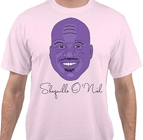 SHAQ Shaquille O Neal Art Pale Pink T-Shirt - 2XLarge