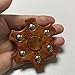 Nuofeng Fidget Spinner Hand Spinners Time Killer Toy with Ceramic Bearing (A - wood grain)