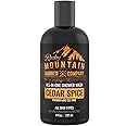 Rocky Mountain Barber Company Cedar Spice All-In-One Body Wash – Shampoo, Body Wash, Conditioner, Face Wash & Beard Wash with Essential Oils - 8 oz