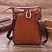 Hengwin Crossbody Shoulder Bag Men Purse Leather Phone Holster Pouch Case