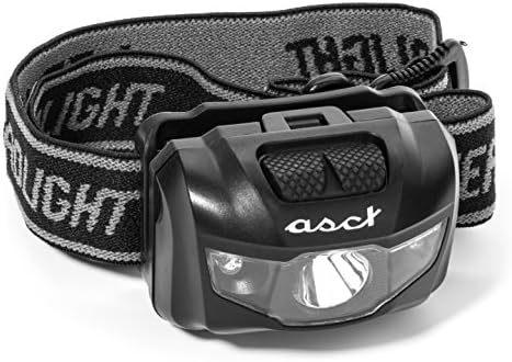 LED Headlamp - Incredibly Bright! - Flashlight for Camping, Running, Hiking, Biking, Fishing and Hunting. Lightweight, Durable and Water Resistant. 3 AAA Batteries Included. 1 Yr. Hassle Free Warranty