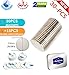 Super Magnets 25PCS Magnetic Crafts,Dry Erase Board, Office Multi-Use Fridge Round Disc Science Whiteboard Decoration (15X2MM)