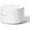 Google WiFi System, 1-Pack - Router Replacement for Whole Home Coverage - NLS-1304-25 (Renewed)