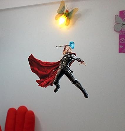 Sticker Studio Thor Wall Sticker (PVC Vinyl,Size -58 cm X 53 cm)