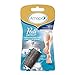 Amope Pedi Perfect Electric Callus Remover Foot File Roller Head Refills, with Diamond Crystals, Removes Hard & Dead Skin, Mixed Pack for Hard Skin, 1 Regular Coarse & 1 Ultra Coarse Refill – 2 Count