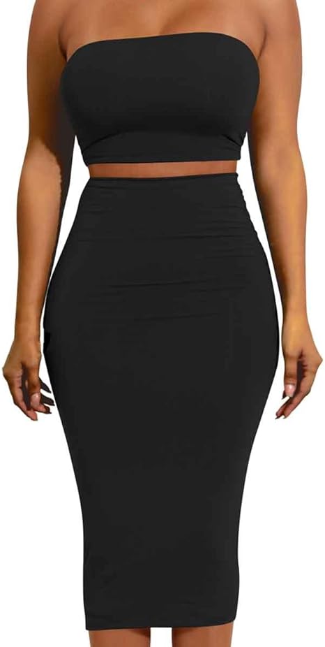 amazon ladies bandeau dresses