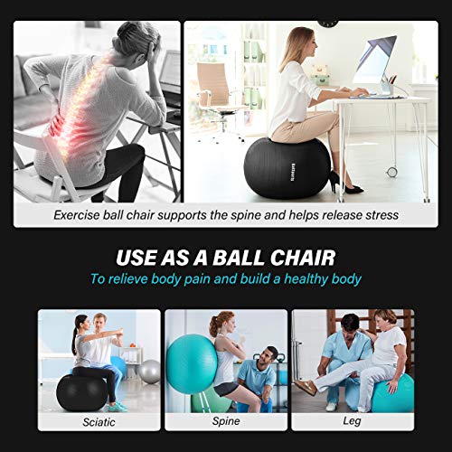 4 GalSports+Exercise+45cm+75cm+Anti+Burst+Stability