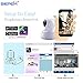 Indoor Wireless Security Camera 2 Way Audio IP Webcam Pet Baby Monitor Camera Wifi Indoor Camera Smart Home Security Pan Tilt Wifi Camera SD Card Dual Band HD Wireless IP Camera Night Vision960P-White