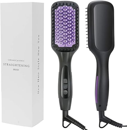 silky straight ceramic hair brush