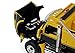 First Gear 1/50 Scale Diecast Collectible Yellow/Black/Yellow Kenworth T880 Dump Truck with Beavertail Trailer (50-3406)