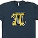 M - Pi Symbol T Shirt Funny Math Shirts Nerdy Geek Shirt for Men Women Guys Boys Fibonacci Graphic 3.14 Tshirt Blue