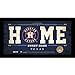 MLB Houston Astros Home Sweet Home Sign with Game-Used Dirt from Minute Maid Park, 6 x 12