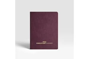 Christian Planner 2026 Daily Planner - Faith Based Monthly and Weekly Planner, Vision Board, and Habit Tracker - 2026 Calendar, Personal Organizer and Devotional Journal (Hardcover, Fig)