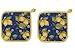 Now Designs Basic Potholders, Provencal Yellow, Set of 2