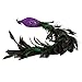 Kurt Adler Large Purple/Blue Feather Peacock on Clip, Multicolor, 26 Inches