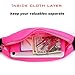 smartlle Fanny Pack, Running Belt, Waist Bag/Holder for Women & Men for iPhone Xs Max, XR, XS/X, 8/7/6s Plus, 6/SE, Samsung Galaxy S10/S9/S8 +/ Note 9/8, Moto, LG, Pixel. Gym Workout Fitness Gear Pink