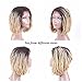 HAIR WAY Lace Front Braided Wigs Bob Style for Black Women Glueless Short Bob 3x Box Braided Lace Bob Wigs with Baby Hair for Daily Wear Half Hand Tied 12inches #4/613