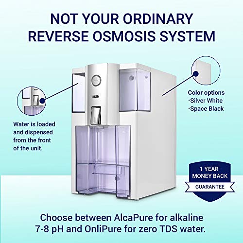 AlcaPure Reverse Osmosis Countertop Water Filter by RKIN with Patented
